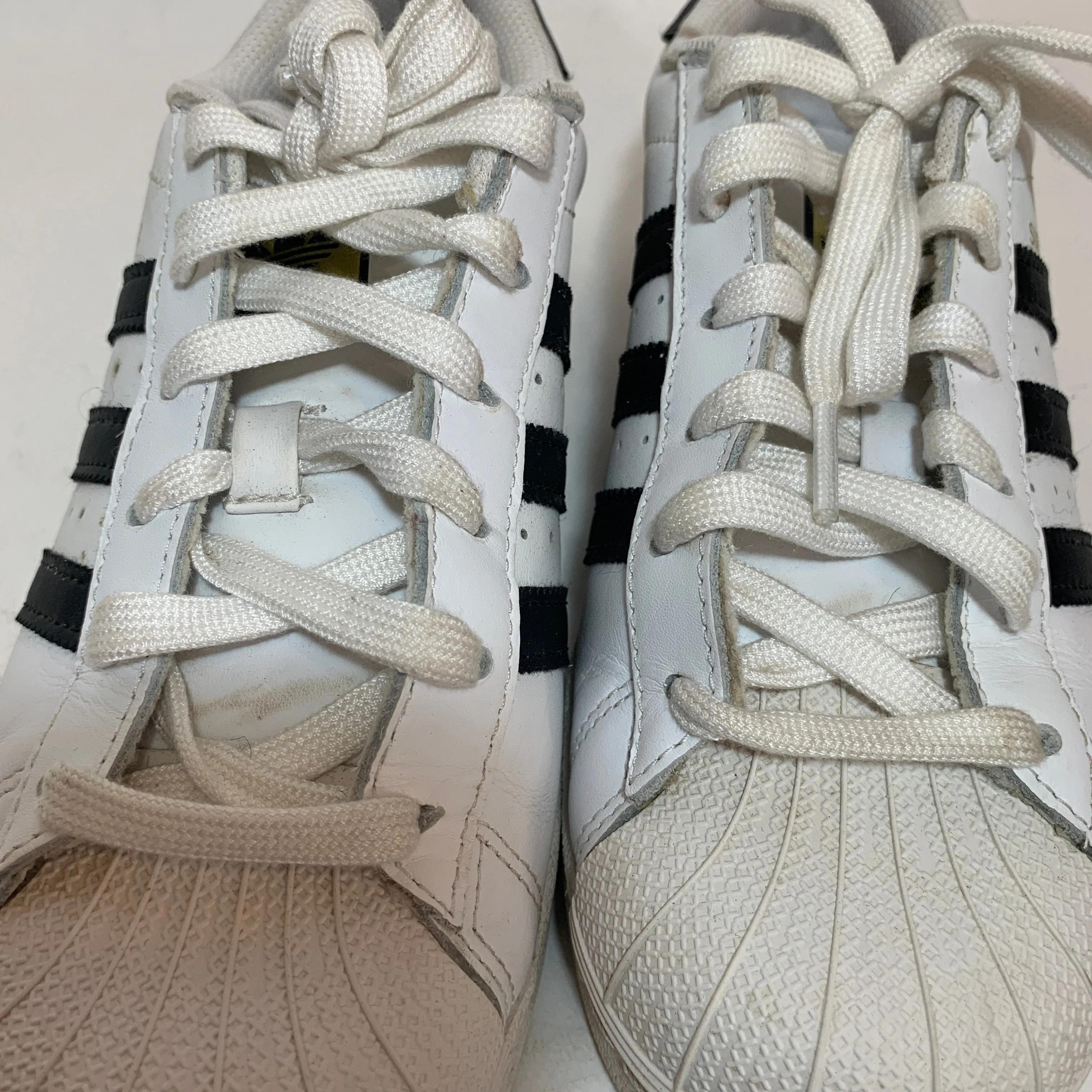 Adidas Women's Black & White Superstar Shoes | Gently Used |