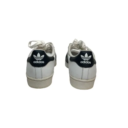 Adidas Women's Black & White Superstar Shoes | Gently Used |