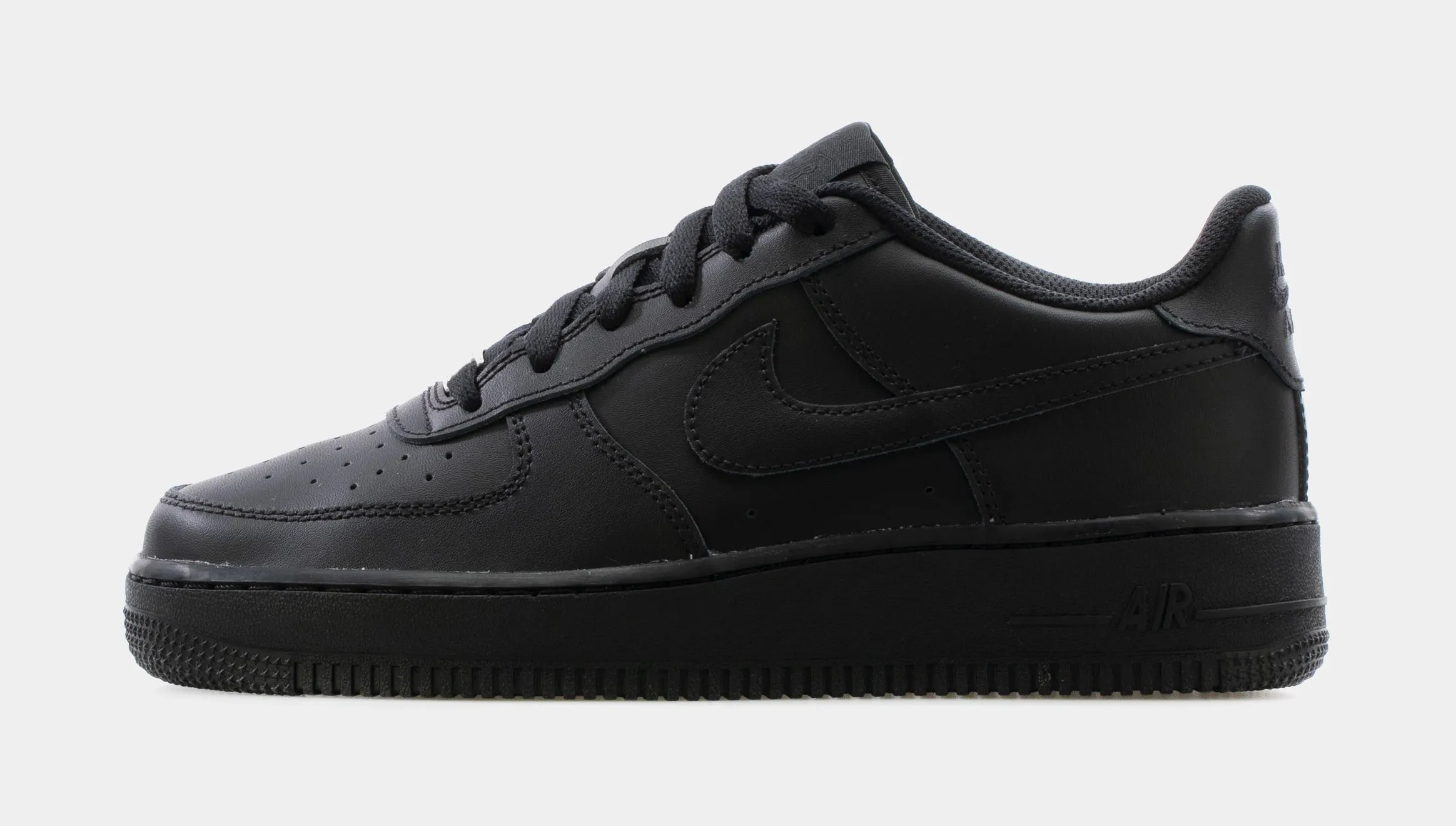 Air Force 1 Low Grade School Lifestyle Shoe (Black/Black)