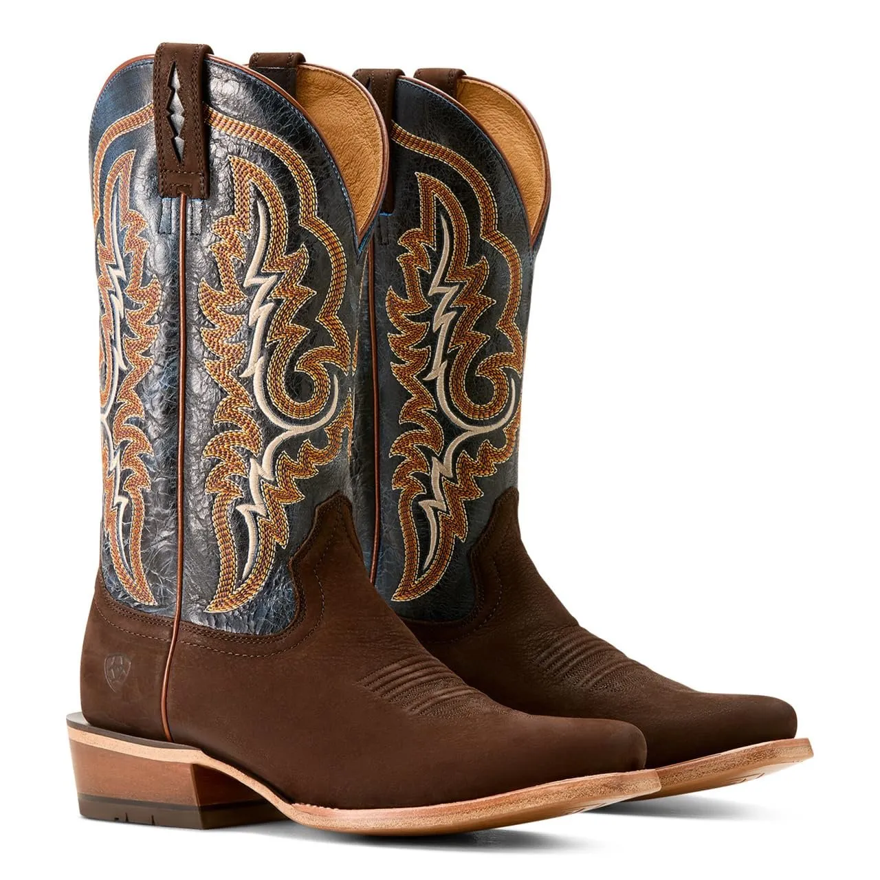 Ariat Men's Futurity Relentless Bama Fury Cowboy Boot Western, Chocolate Bison/Royal Blue