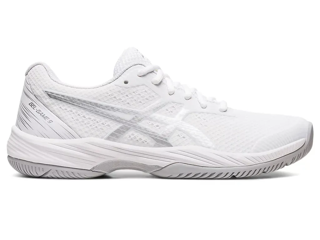 Asics Gel-Game 9 Women's Tennis Shoes White/Pure Silver