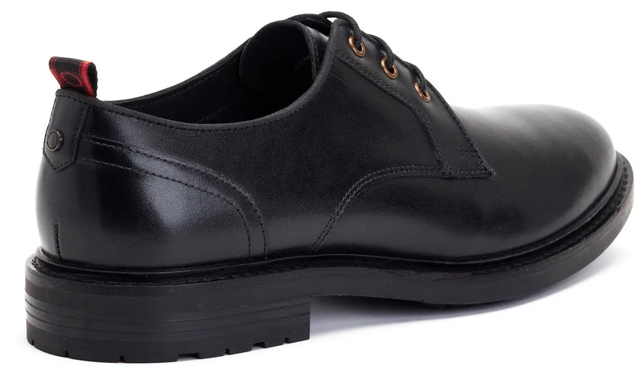 Base London Dime Mens Leather Lace Up Derby Shoe