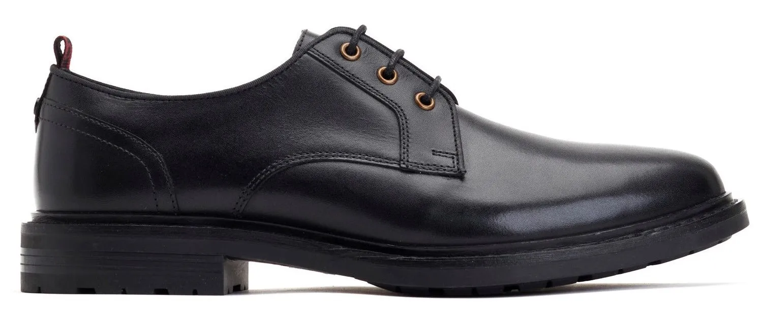 Base London Dime Mens Leather Lace Up Derby Shoe