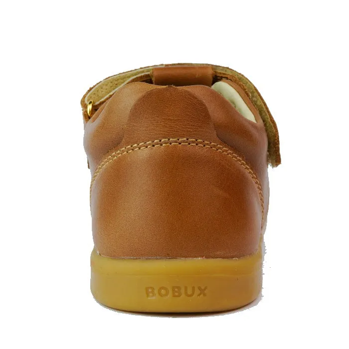 Bobux KIds Plus KP Louise Caramel Tan T-Bar 833814