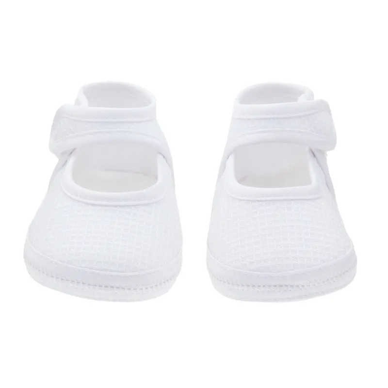 Cambrass Summer Baby Shoes White