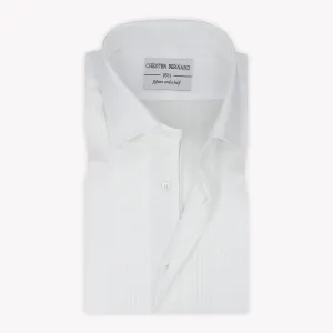 Classic White Tuxedo Formal Shirt  Tuxedo-1