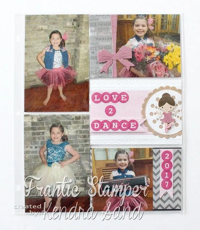 Frantic Stamper Precision Die - Little Ballerinas