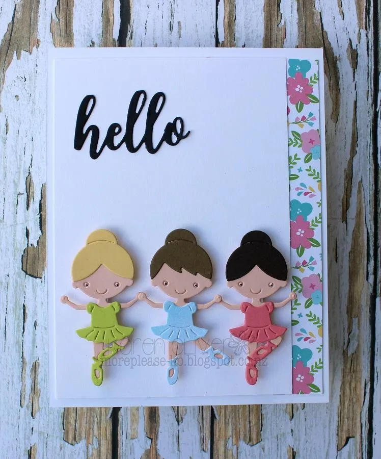 Frantic Stamper Precision Die - Little Ballerinas