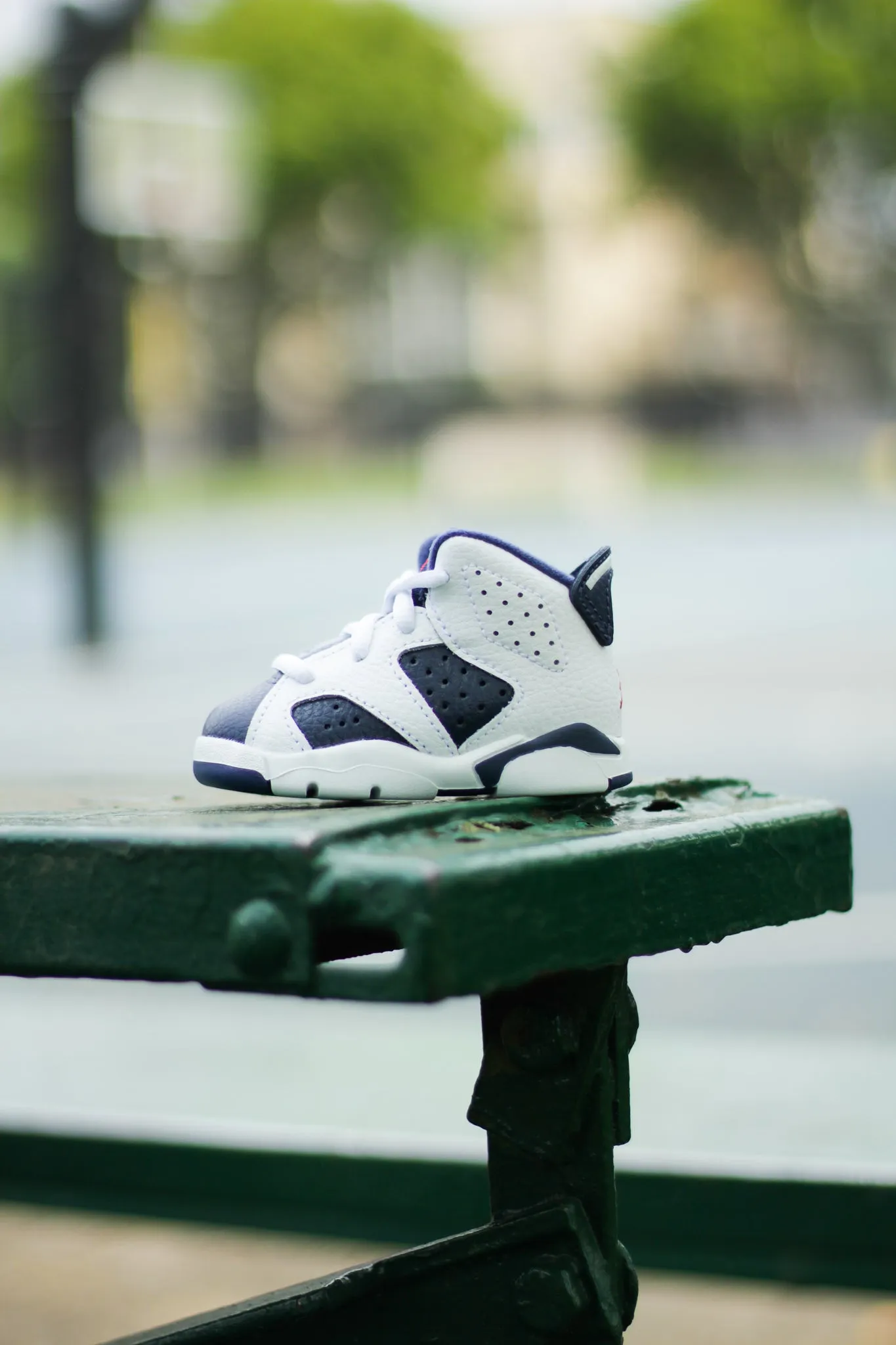 JORDAN 6 RETRO (TD) "WHITE/MIDNIGHT NAVY"