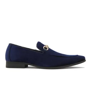 La Milano Cap Toe Slip On Shoes , A11888-NAVY