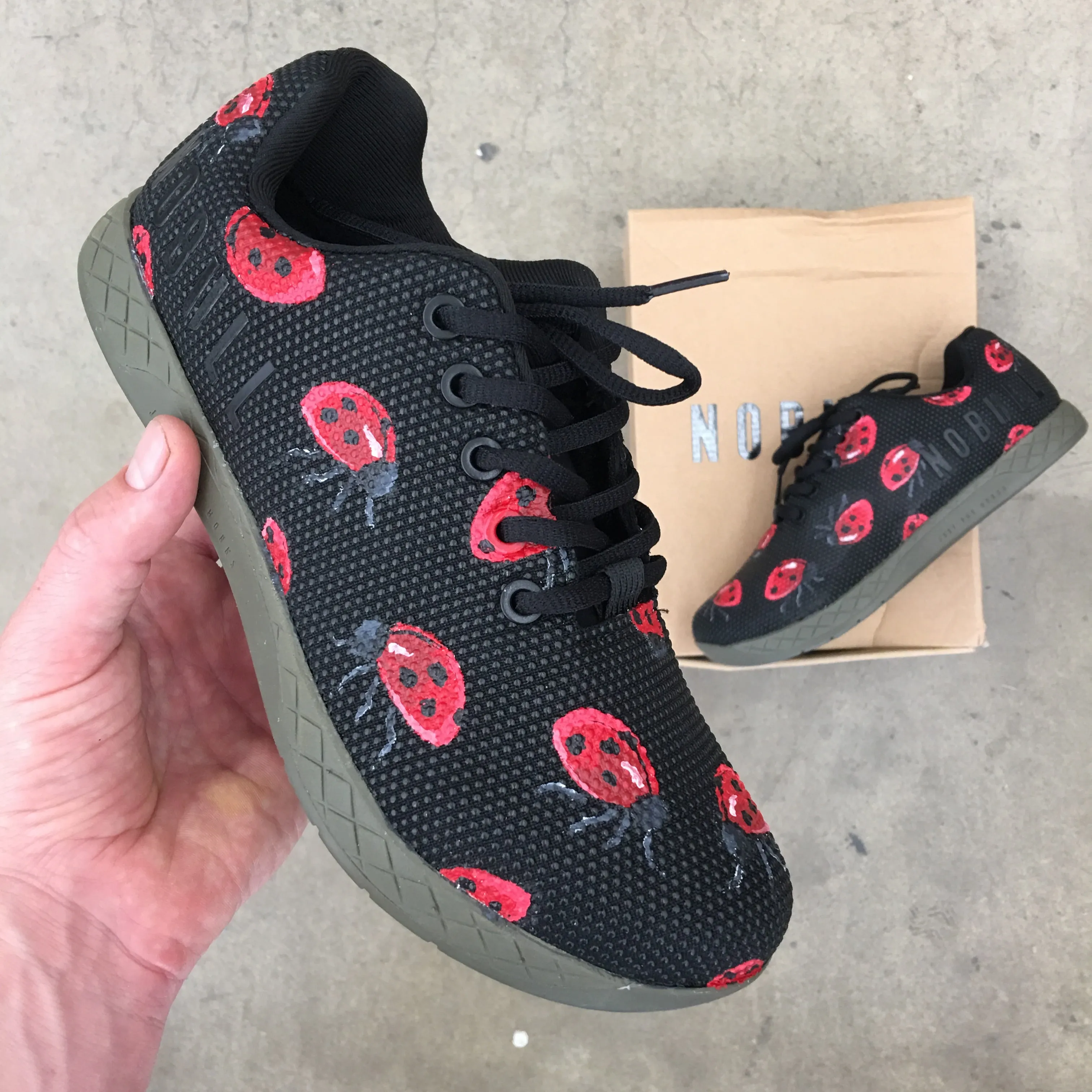 Lady Bug Theme Black Ivy NOBULL Trainers