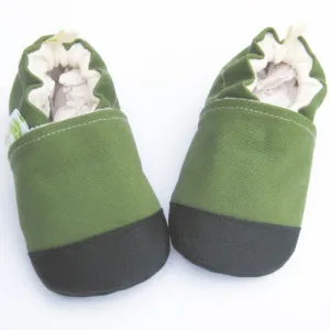 Little Pitterpat Fern Canvas Non-Slip Soft Sole Shoes