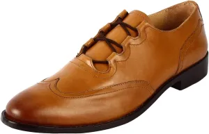 Love and Liberty Men's Genuine Tan Dress Shoes Size 10 Pair Of Shoes