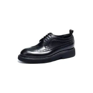 LuxeLeather Classic Oxford Shoes