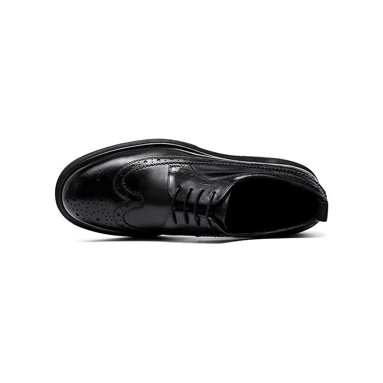 LuxeLeather Classic Oxford Shoes