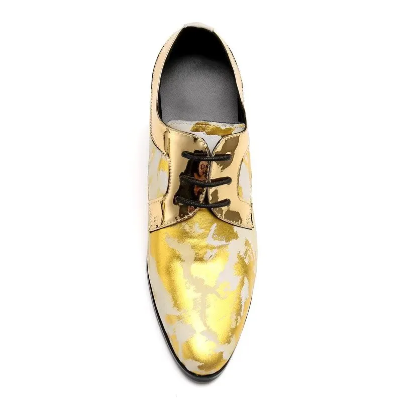 LuxeLeather Exotic Derby Dress Shoes