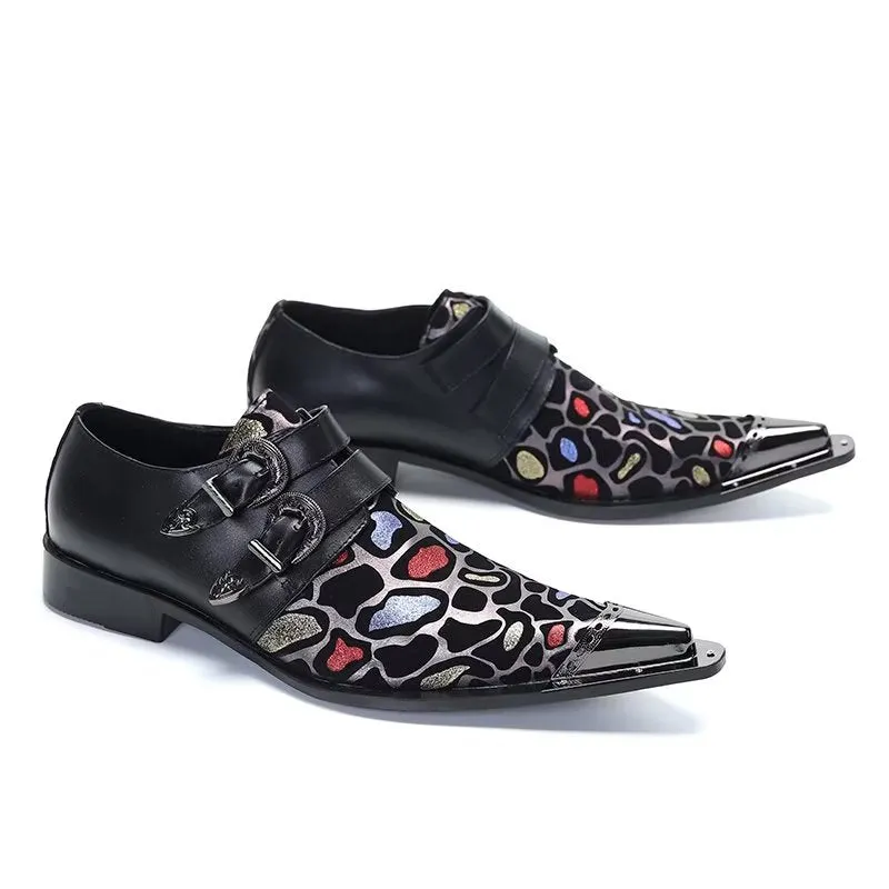 LuxeLeather Exotic Slip-on Dress Shoes