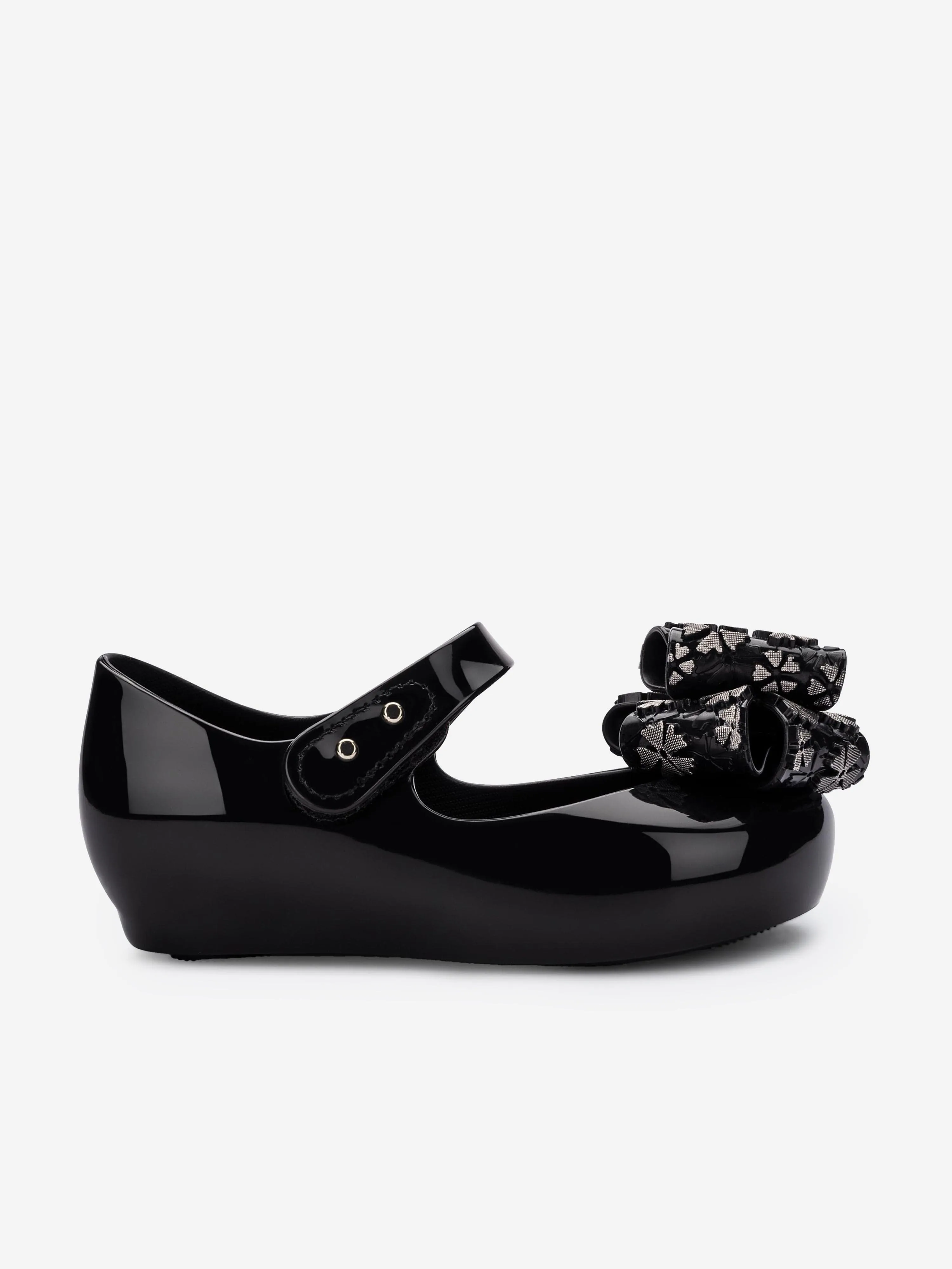 Mini Melissa Girls Ultragirl Sweet Shoes in Black