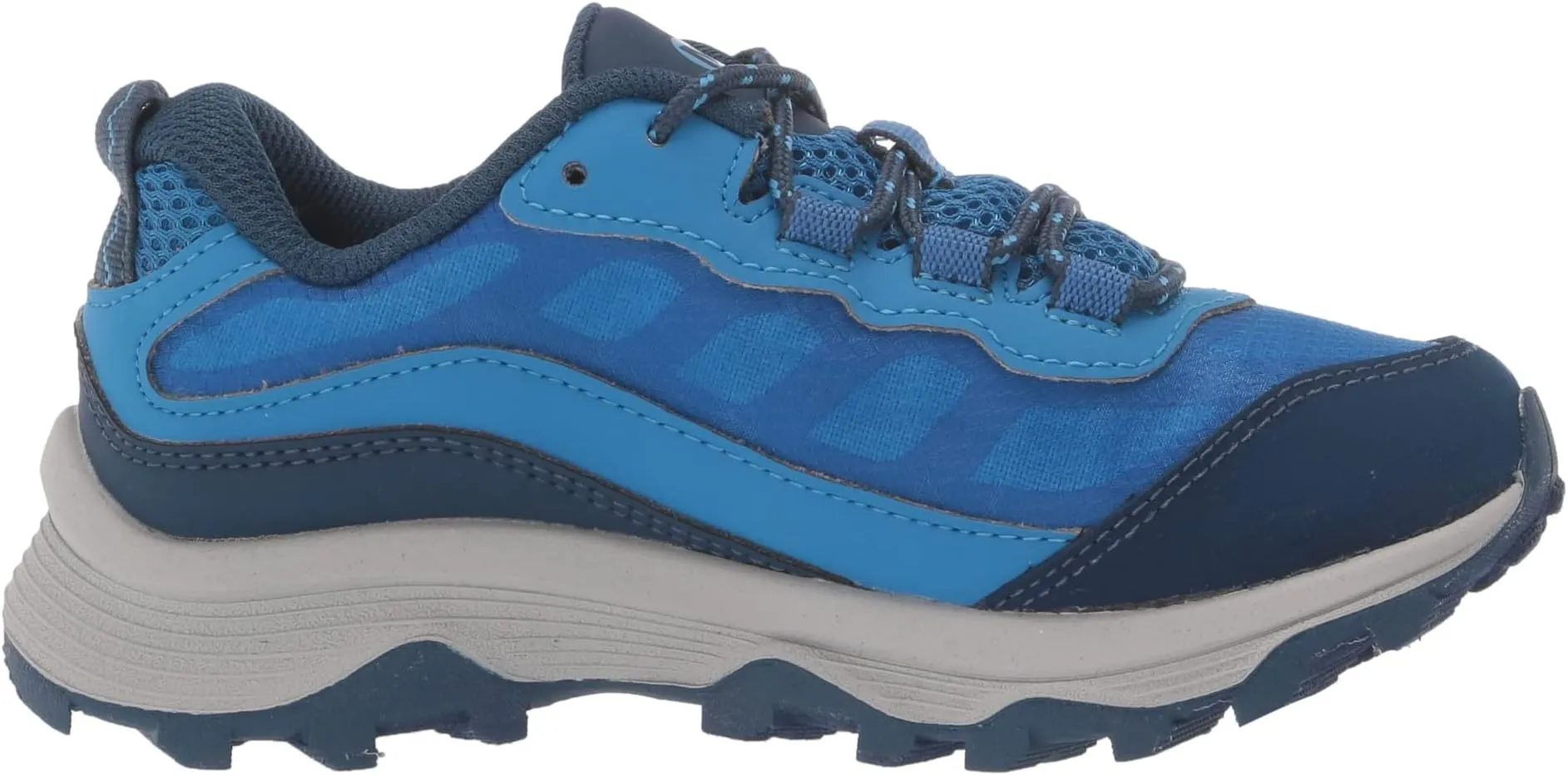 Moab Speed Low Waterproof Merrell Hiking Shoes, Blue