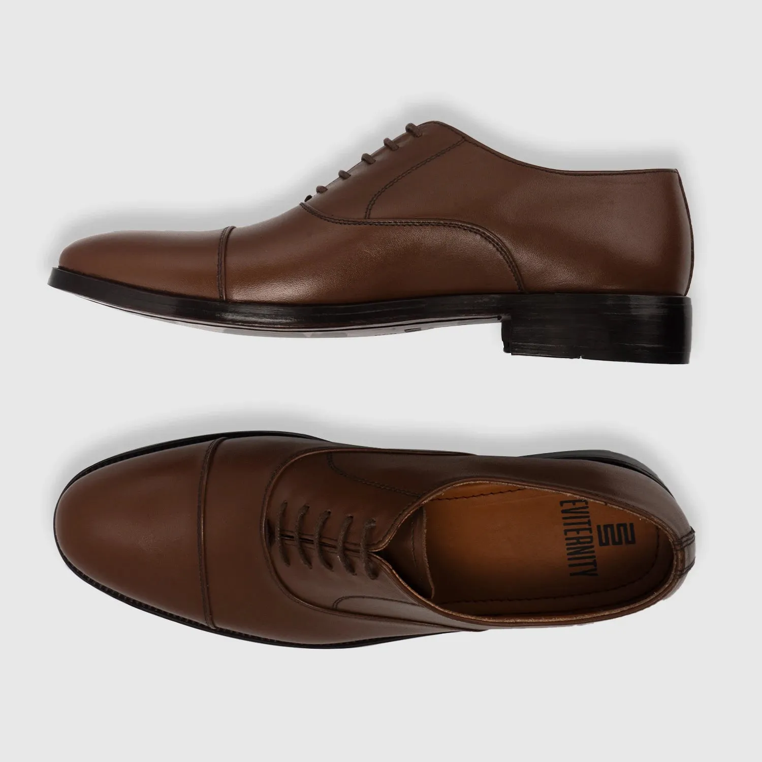 Professor Oxford Brown Leather Shoes