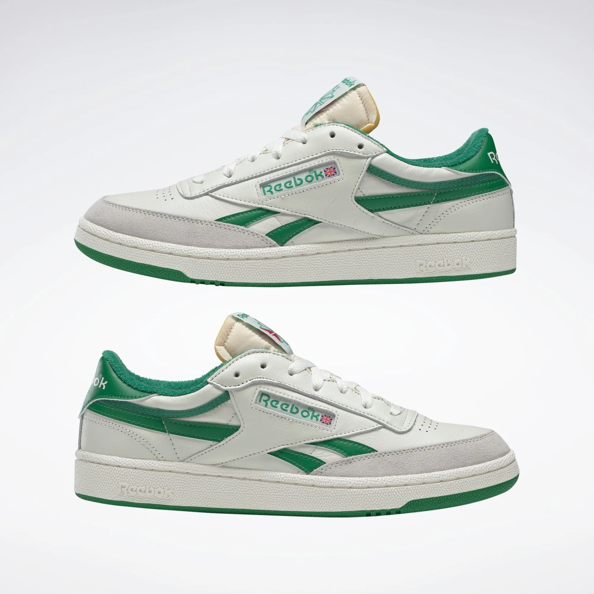 REEBOK Club C Revenge Vintage Shoes Chalk / Paper White / Glen Green