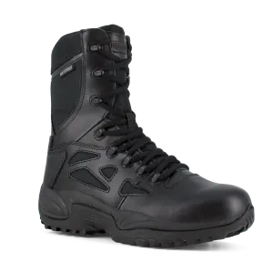 Reebok Rapid Response 8" Stealth Waterproof Boots with Side Zipper - RB877