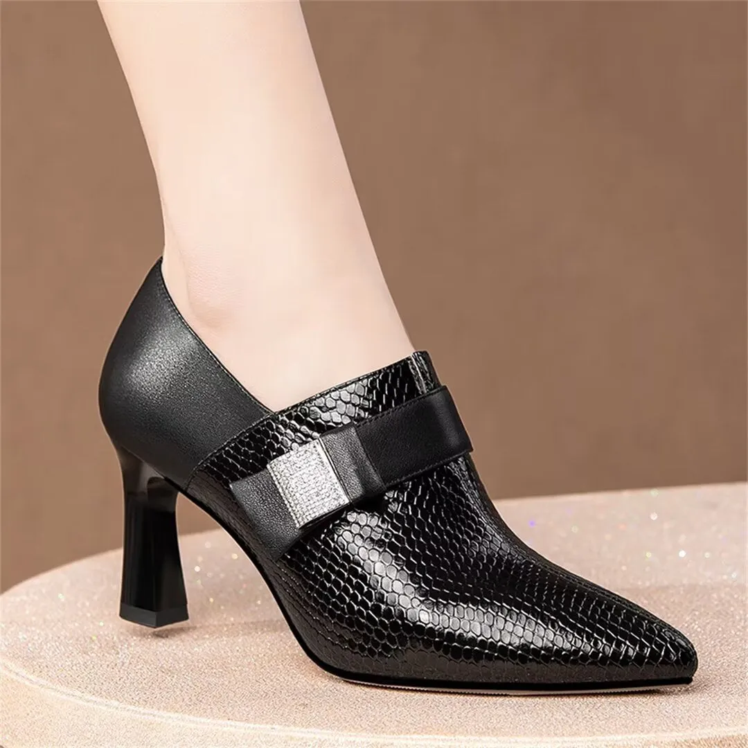 Signature Square-Toe Heel Pumps