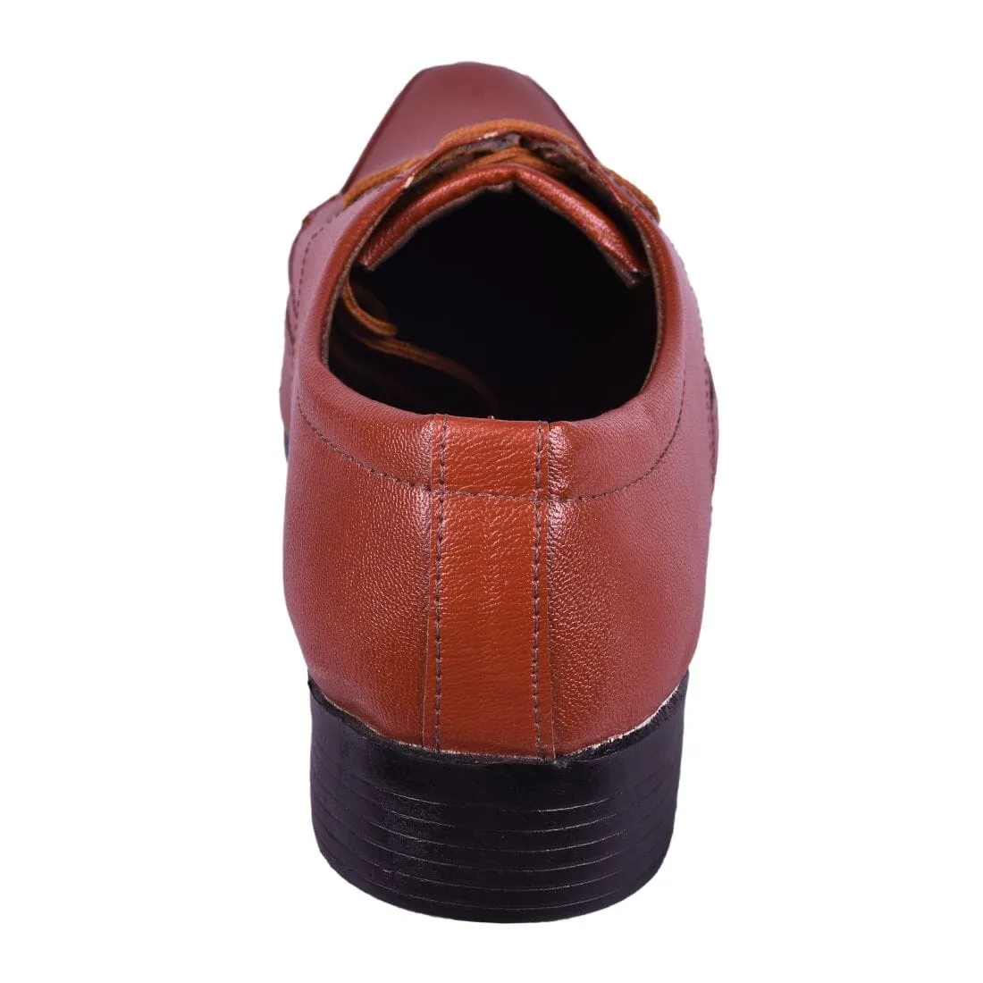 Somugi Mens Tan Formal Lace up Shoes