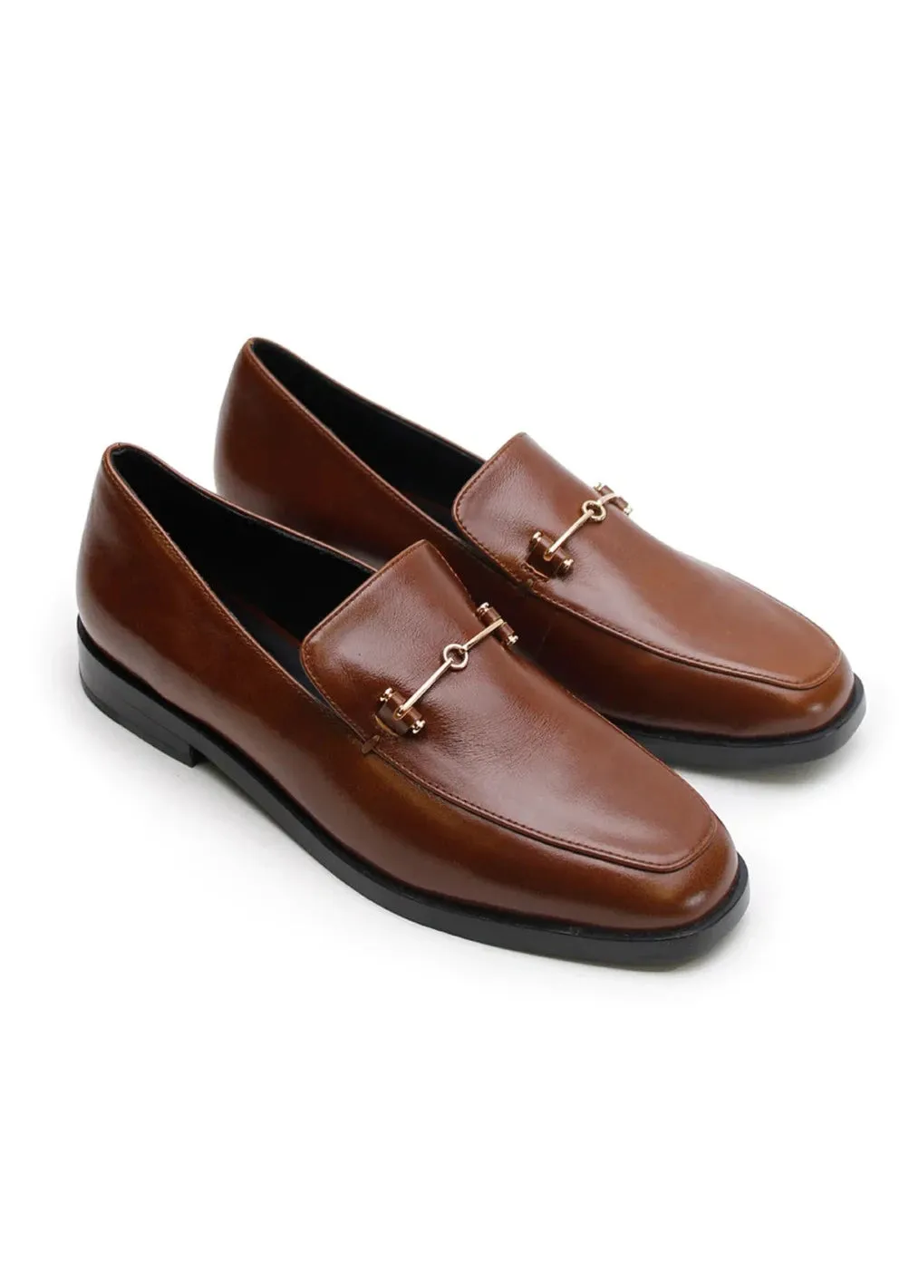 Suit Loafer Pecan/Gold