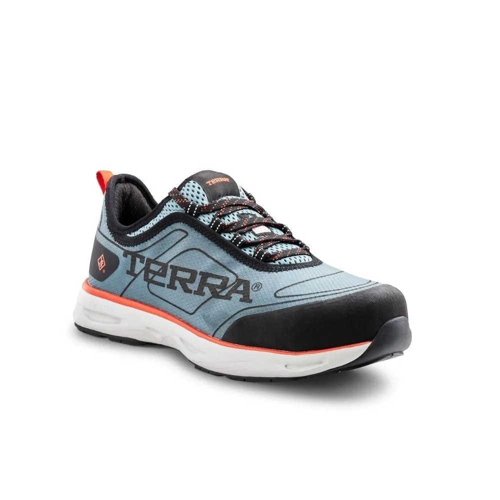 Terra Lites TR0A4NRBFR Unisex Composite Toe Athletic Safety Shoe - Blue/Red