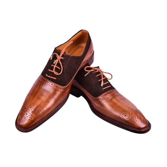 The Cognac Vandal Leather Lace Up