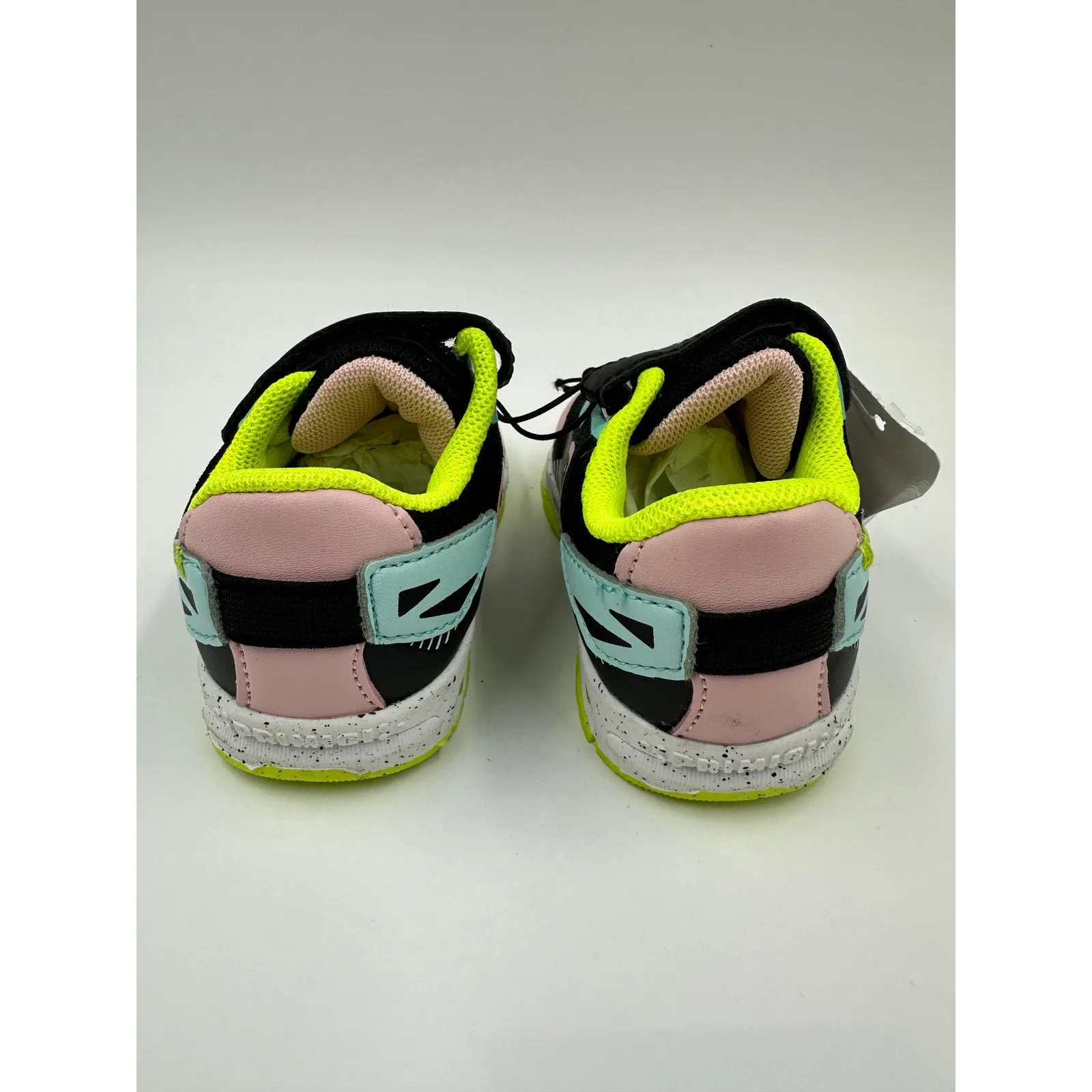 Toddler Size 6, 90s Style Casual Neon Sneakers